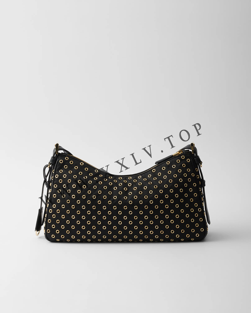 Prada Aimée large Re-Nylon shoulder bag with grommet detail - Image 4
