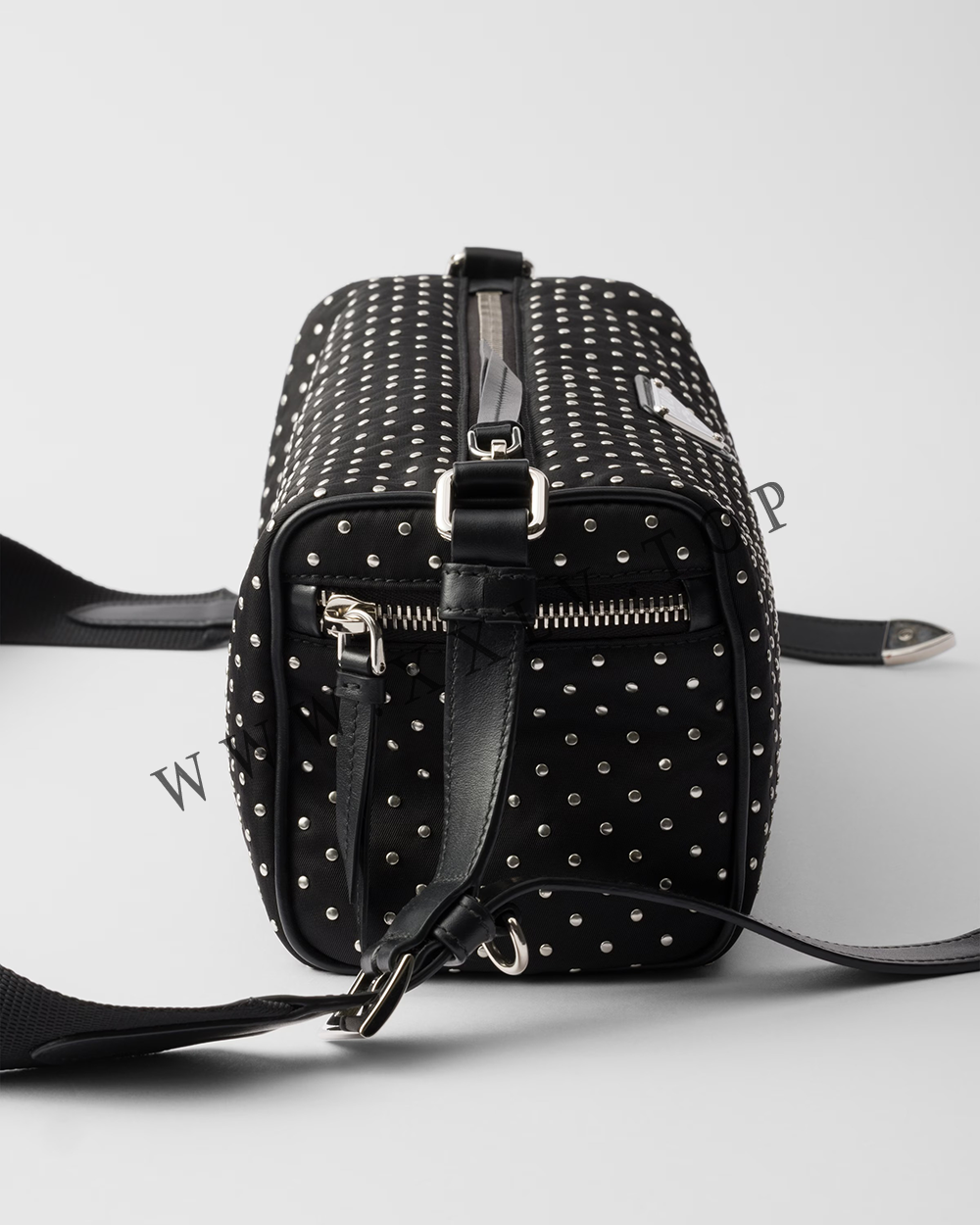 Re-Nylon bag with studs - Image 3
