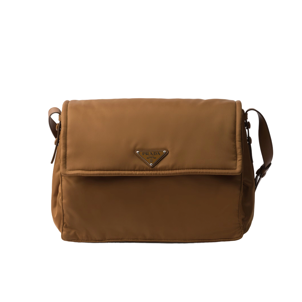 Prada Traveller Re-Nylon large padded shoulder bag