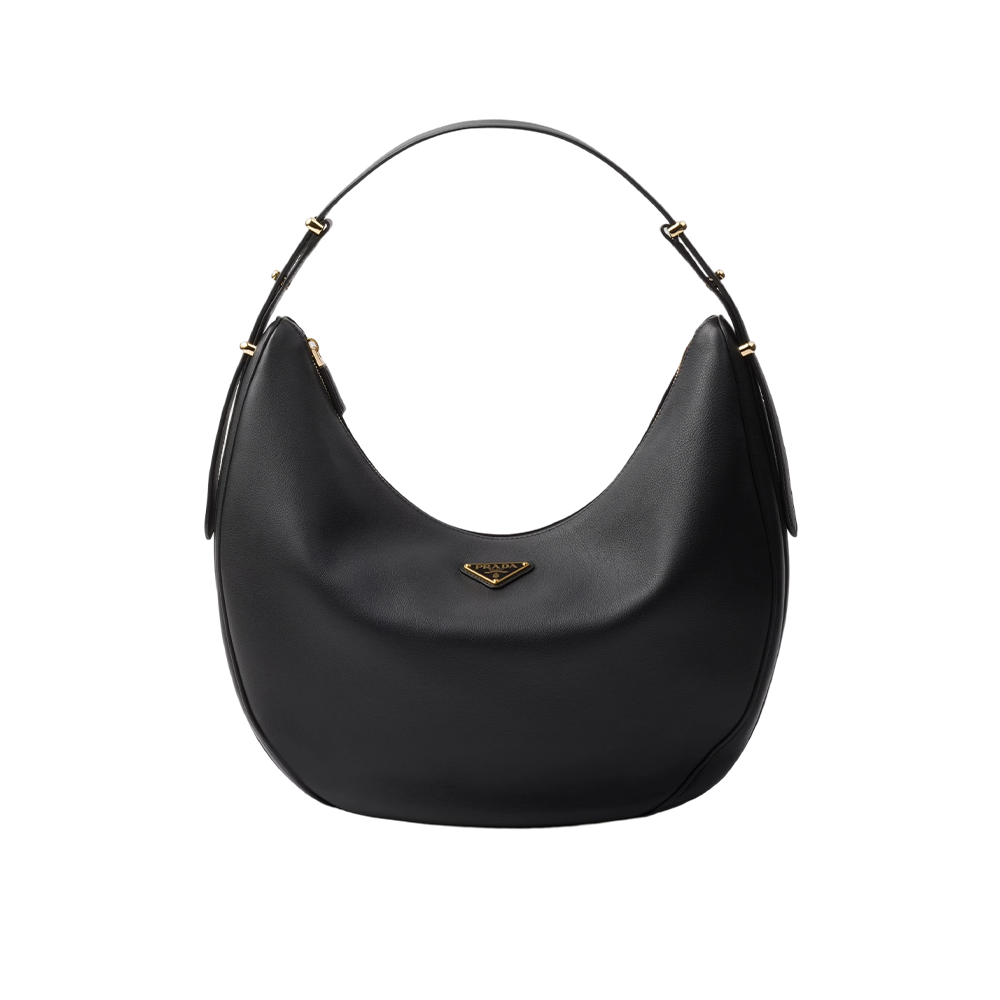 Prada Arqué large leather shoulder bag