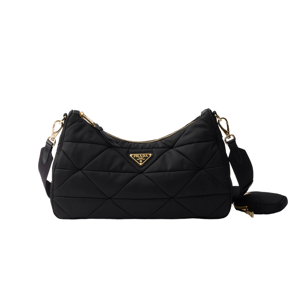 Large padded Re-Nylon bag