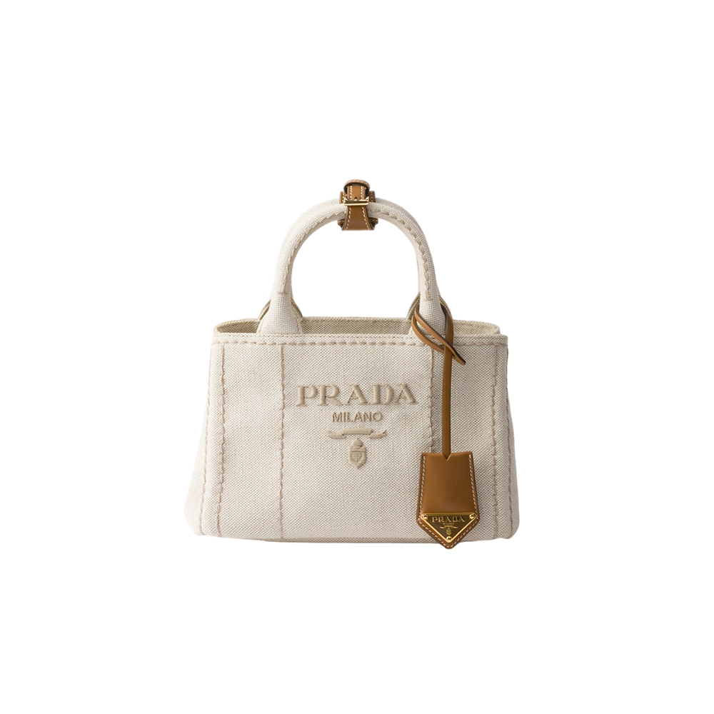 Prada Jardinière linen blend mini-bag