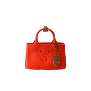 Prada Jardinière cotton canvas mini handbag