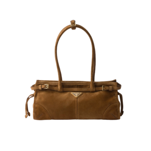 Prada Bonnie medium suede handbag