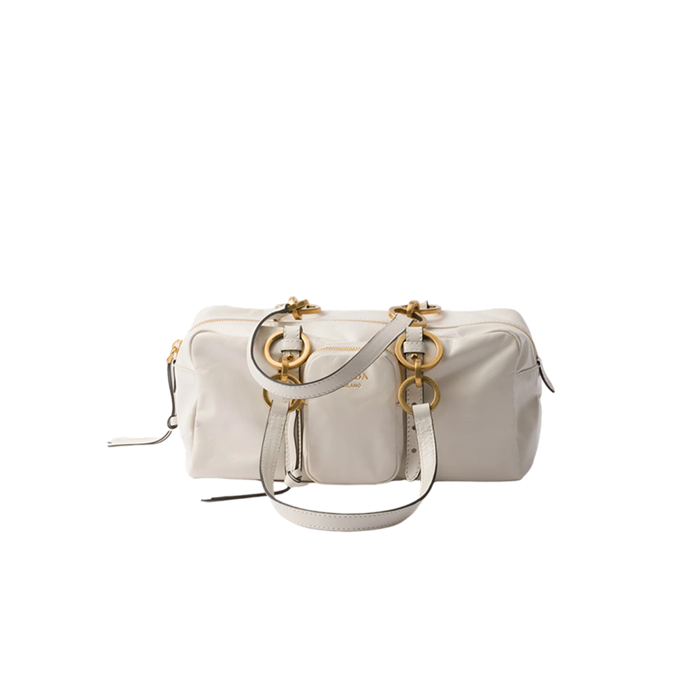 Prada Dangle medium leather top-handle bag