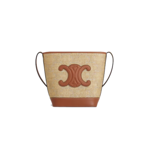 SMALL BUCKET CUIR TRIOMPHE in Smooth Calfskin