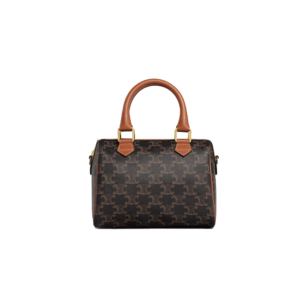 SMALL BOSTON in Triomphe Canvas and calfskin
