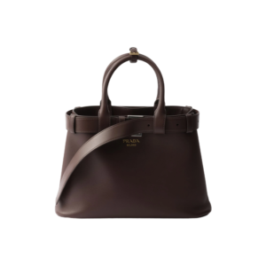 Prada Buckle small leather handbag with belt