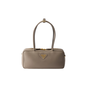 Medium leather top-handle bag