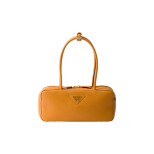 Medium leather top-handle bag