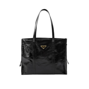 Large leather tote bag