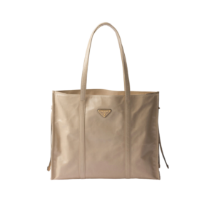 Large leather tote bag