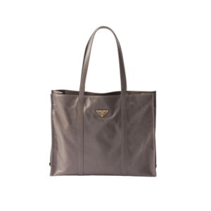 Large leather tote bag