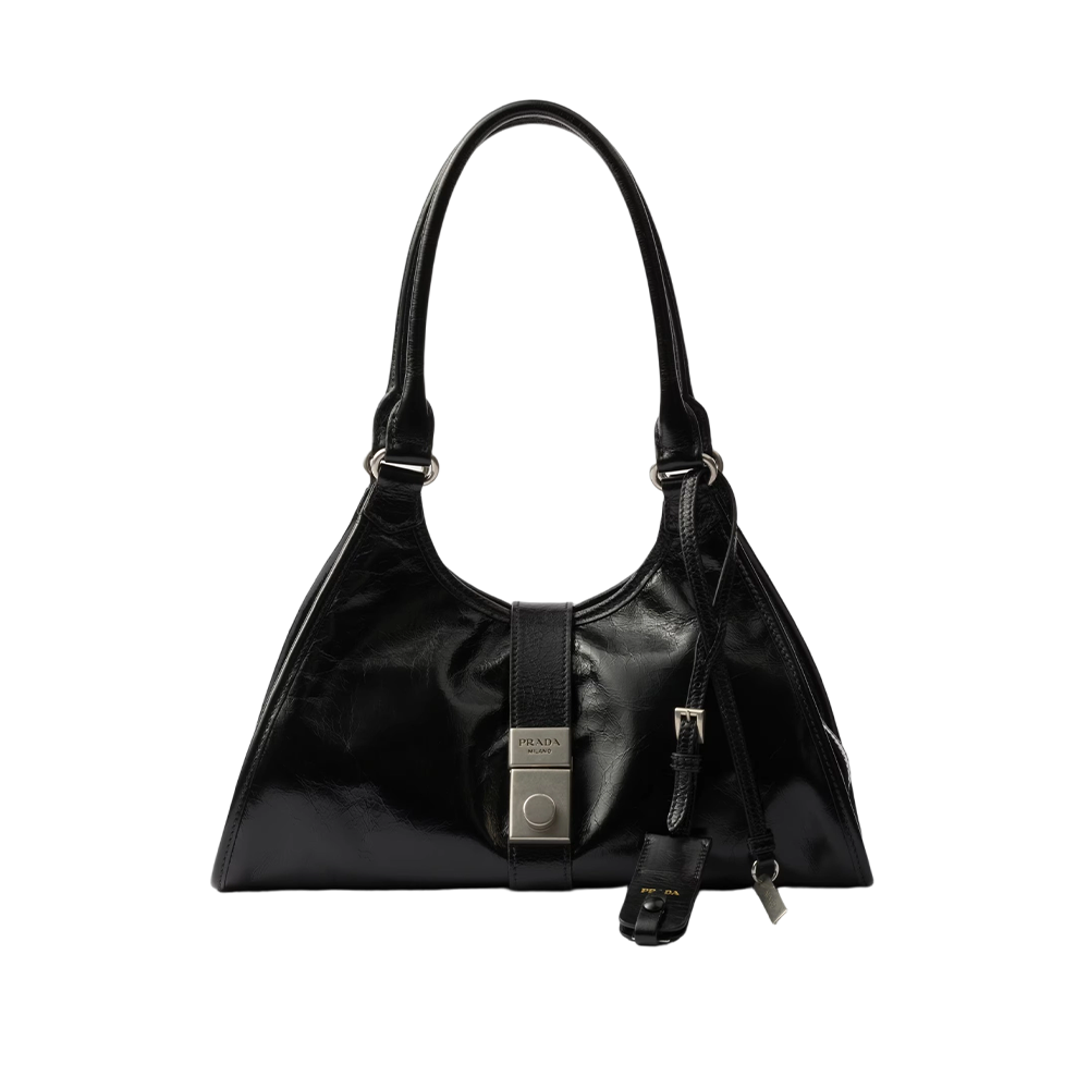 Medium leather tote bag