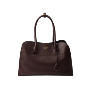 Large leather tote bag