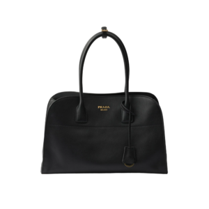 Large leather tote bag