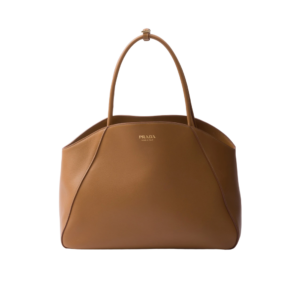 Large leather tote bag