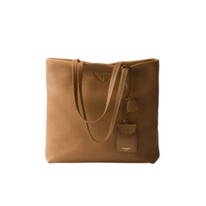 Large leather tote bag
