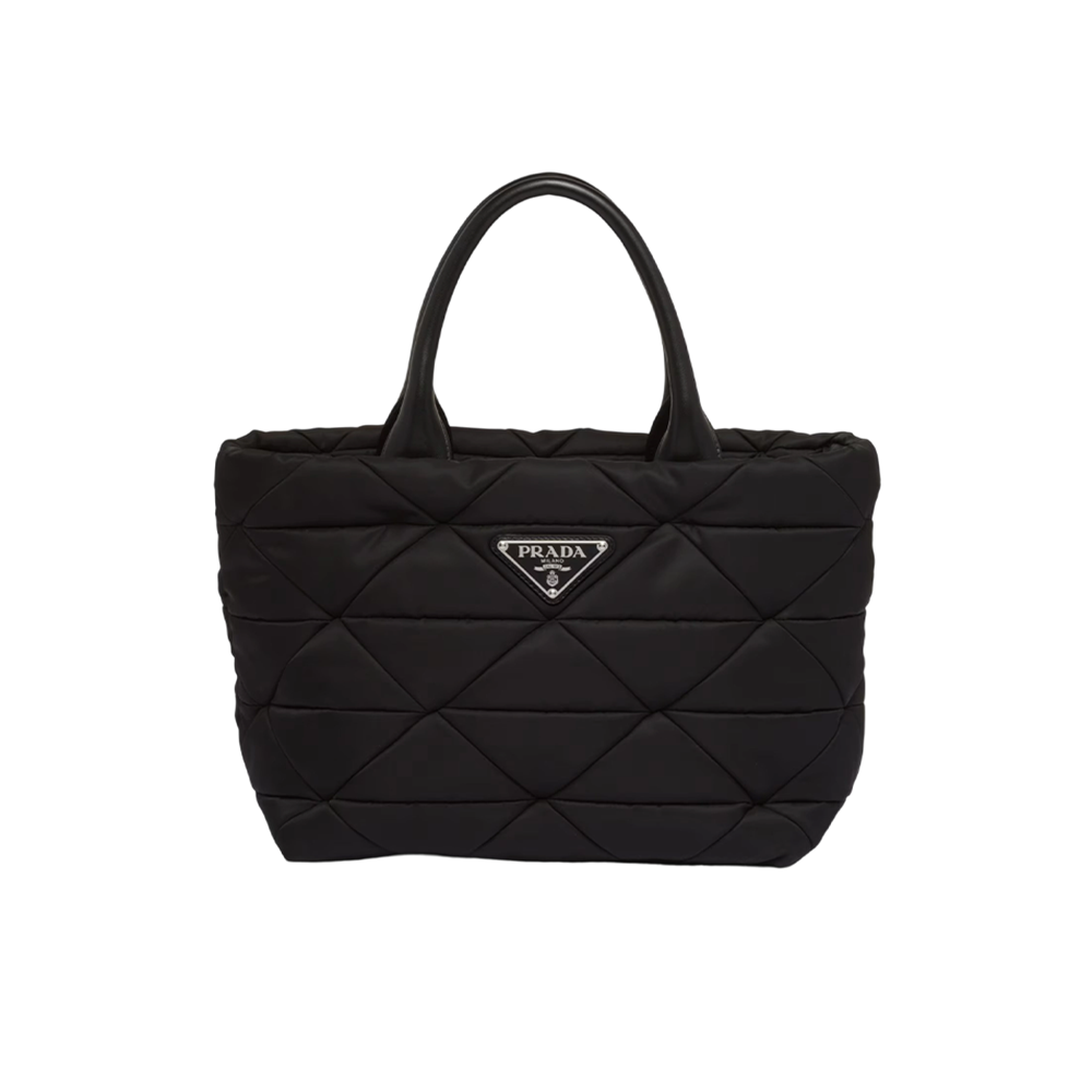 Small Re-Nylon padded tote bag