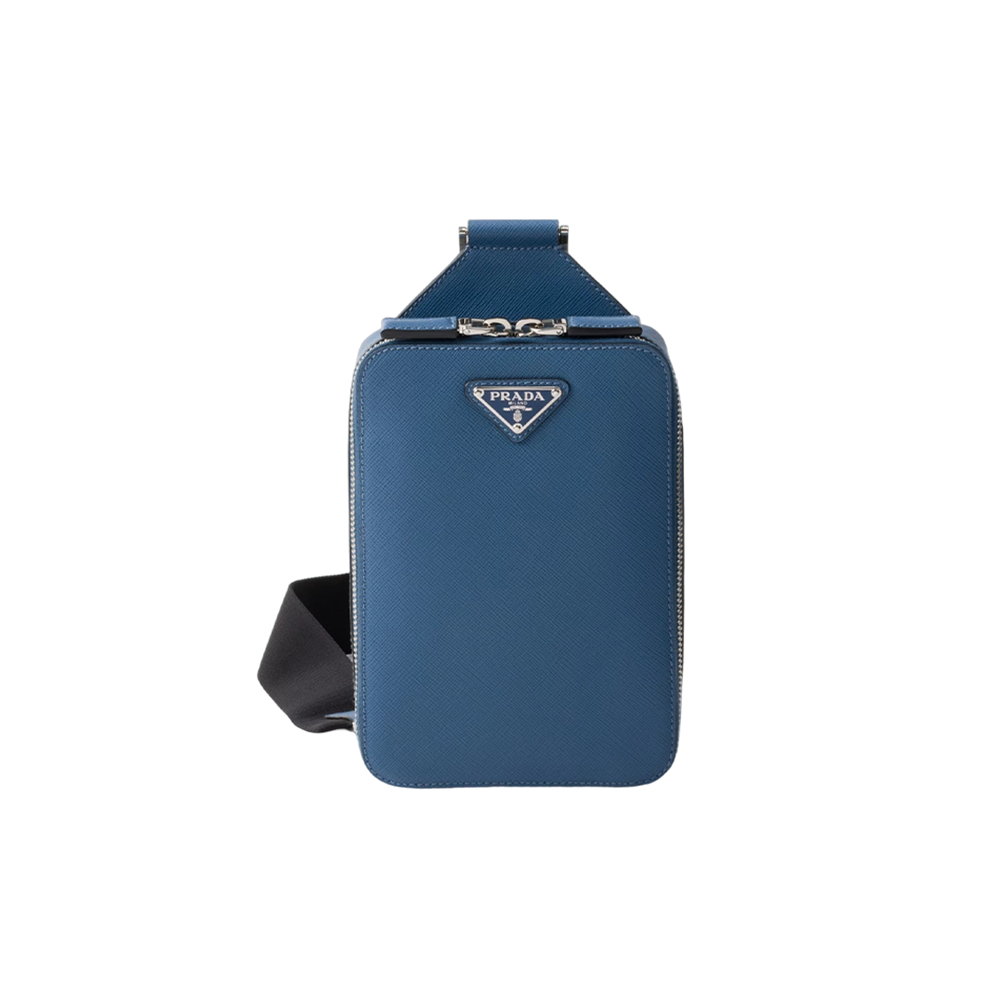 Prada Brique Saffiano leather bag