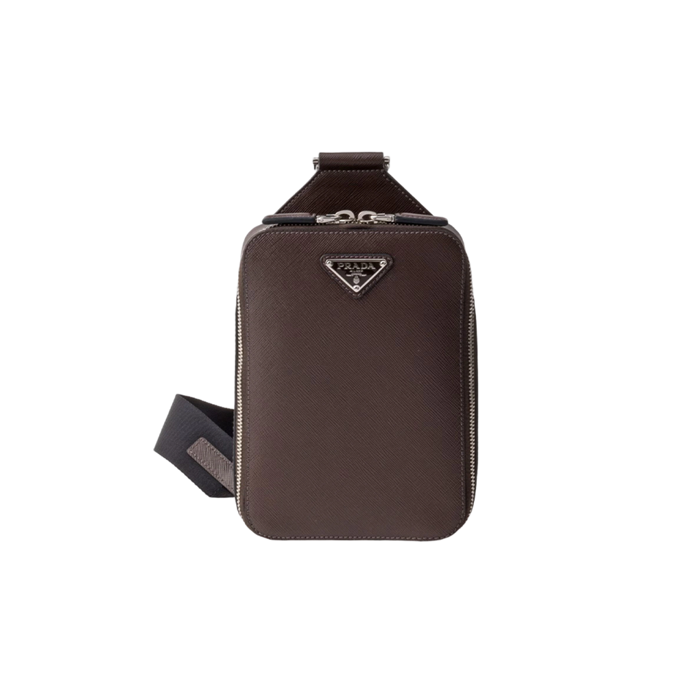 Prada Brique Saffiano leather bag