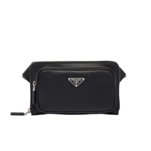 Saffiano leather belt bag