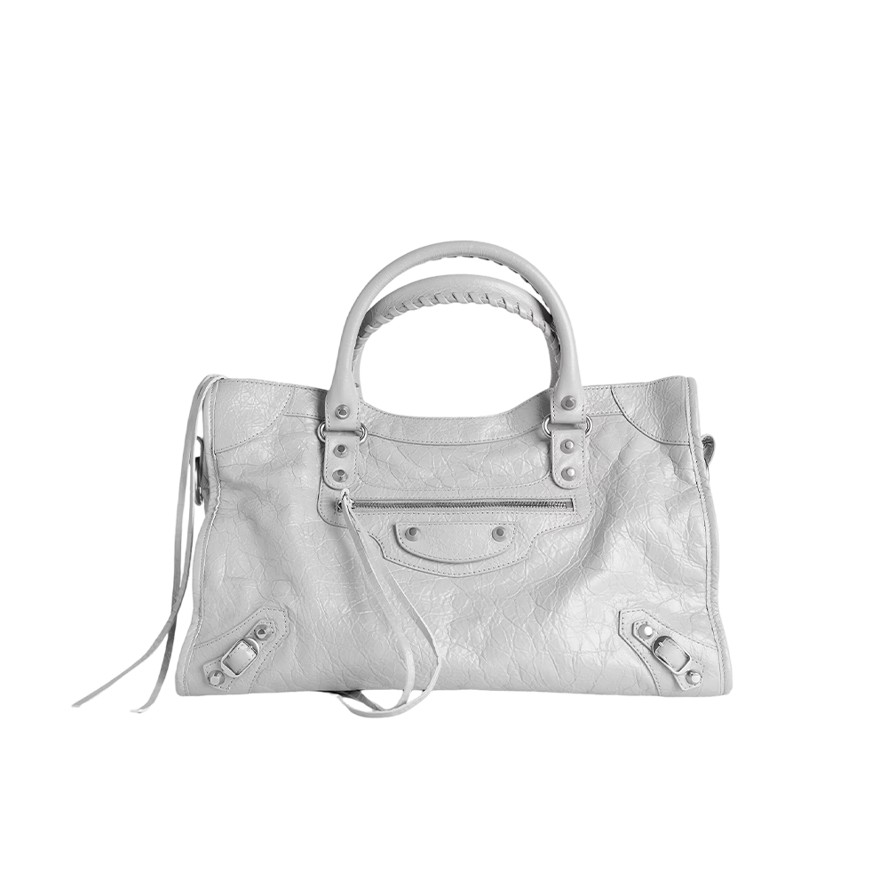 Women's Le City Bag Medium in Light Grey