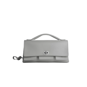 Women's Bel Air Clutch On Strap Small in Cloud Grey