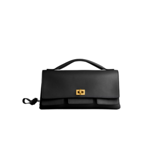 Women's Bel Air Clutch On Strap Small in Black