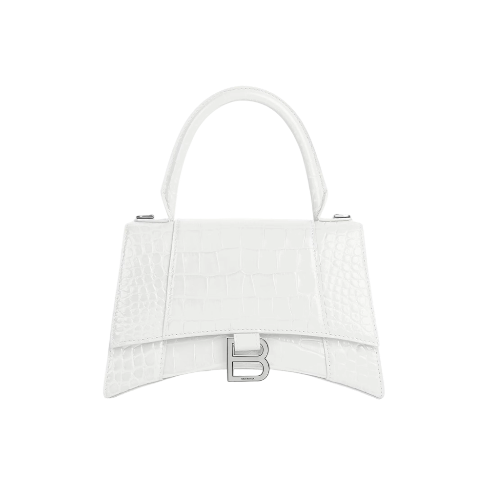 Women's Hourglass Handbag Small in White