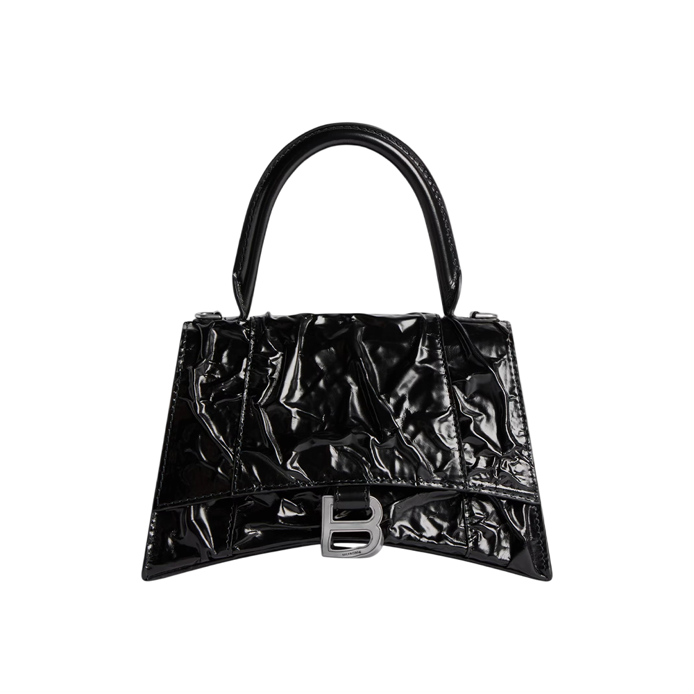 Women's Hourglass Handbag Small in Black
