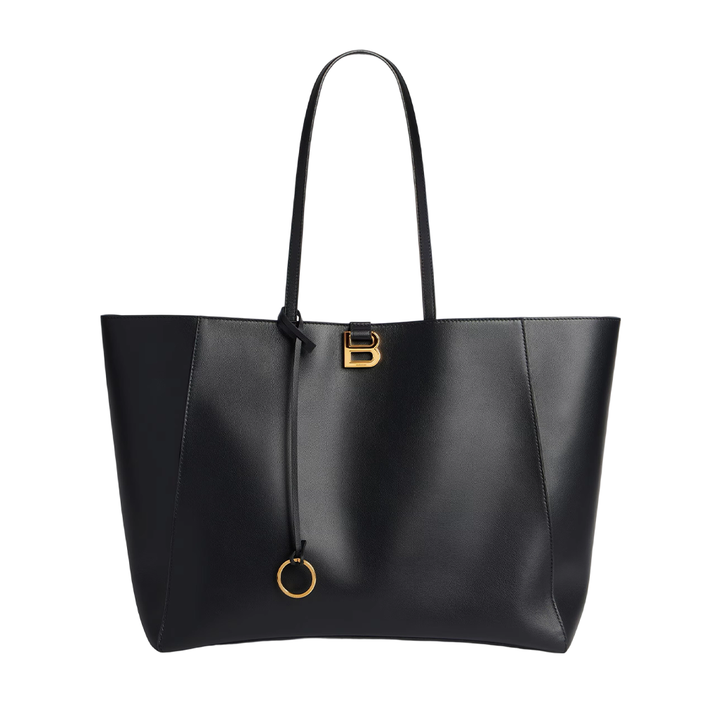 Women's Hourglass Soft Tote Bag Large in Black