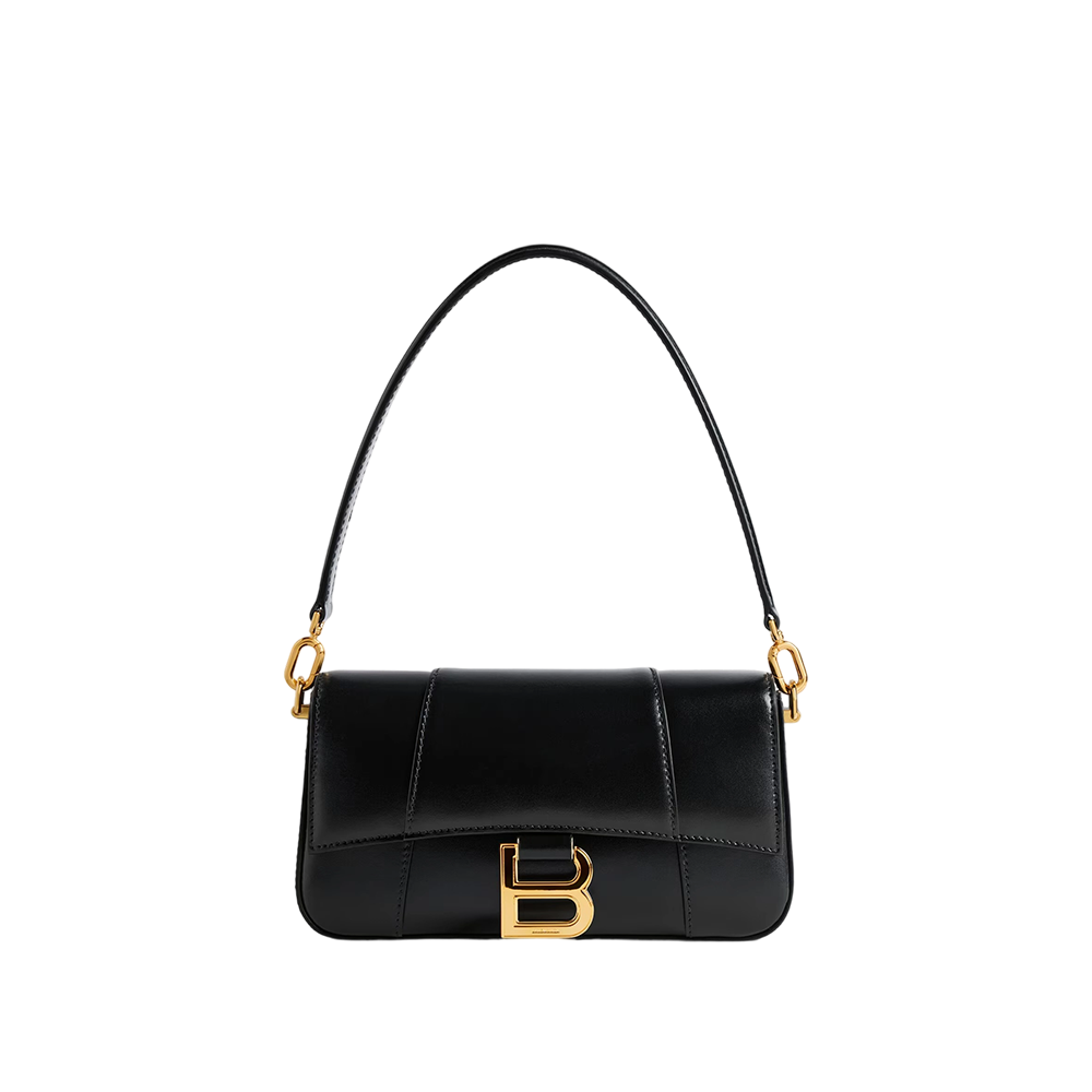 Women's Hourglass Sling Bag Small in Black