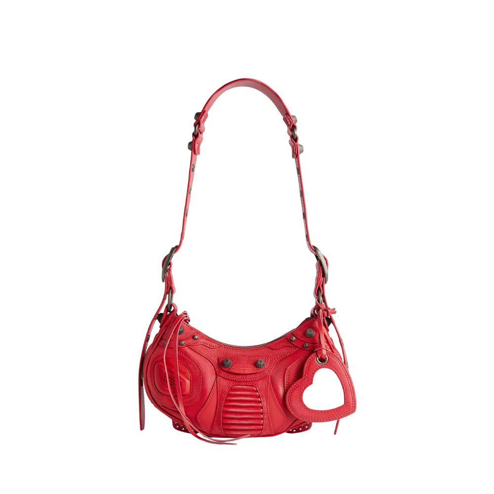 Women's Le Cagole Shoulder Bag Xs in Red