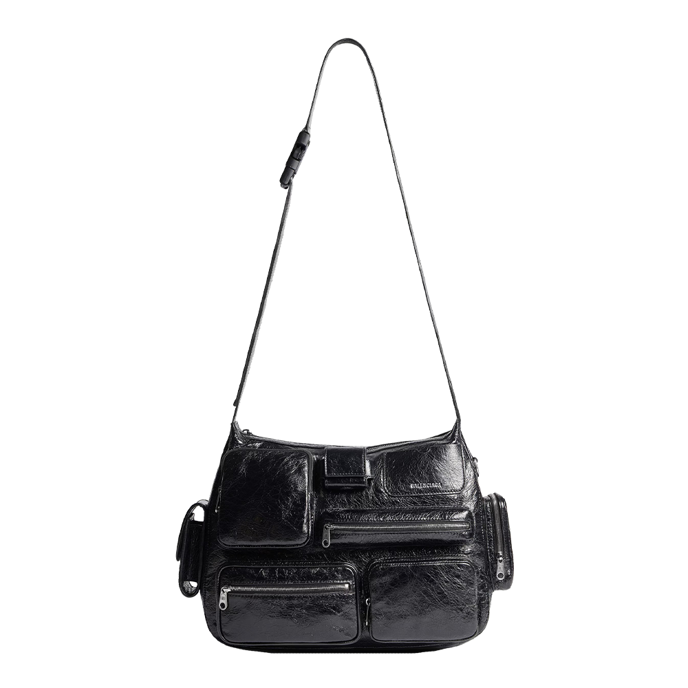 Men's Superbusy Messenger Bag in Black