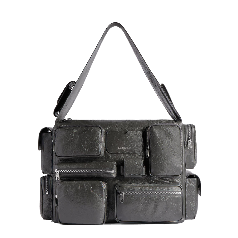 Men's Superbusy Sling Bag Large in Dark Grey