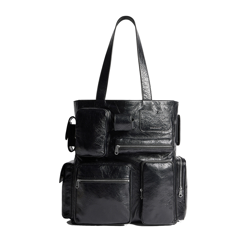 Men's Superbusy Tote Bag in Black