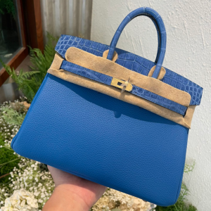 Birkin 30*22*16cm Pure hand work American alligator skin 25#35#40#all support customization
