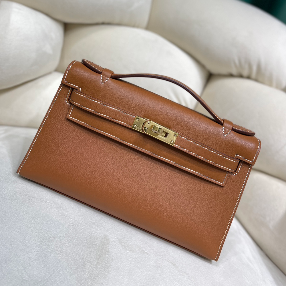 Kelly Mini 22(22-12-7CM) Pure hand work Swift leather 19#22#25#28#32#35#40# can be customized