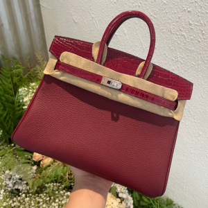Birkin 30*22*16cm Pure hand work American alligator skin 25#35#40#all support customization