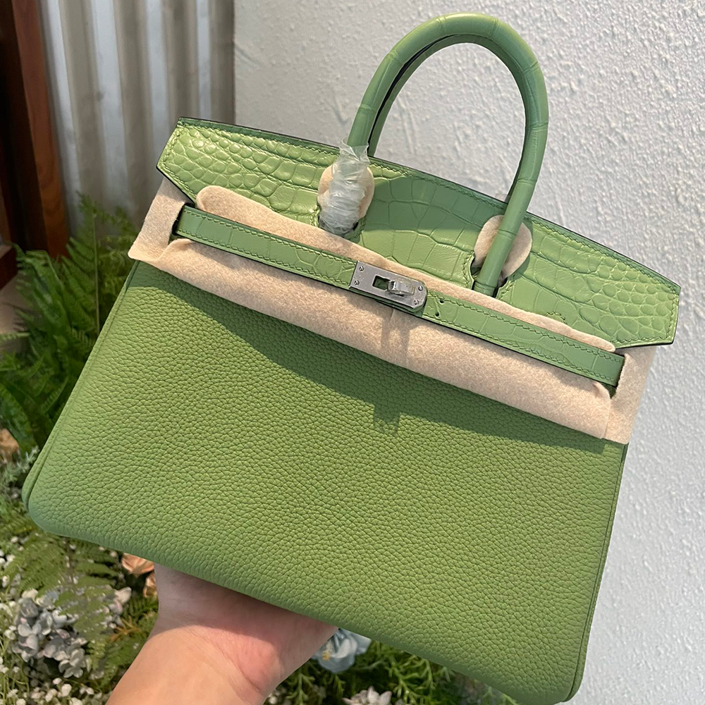 Birkin 30*22*16cm Pure hand work American alligator skin 25#35#40#all support customization