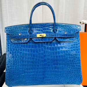 Birkin 40(40-30-21CM) Pure hand work Porosus Crocodile Four oversized alligator skins Other colors can be customized