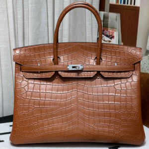 Birkin 40(40-30-21CM) Pure hand work Porosus Crocodile Four oversized alligator skins Other colors can be customized