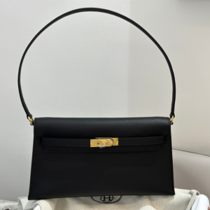HERMES KELLY ELAN VEAU MADAME ETOUPE SILVER HARDWARE (28*15*5cm)