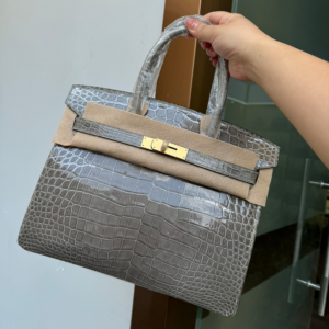 Birkin 30*22*16cm Pure hand work American alligator skin 25#35#40#all support customization
