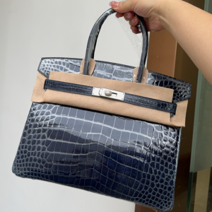 Birkin 30*22*16cm Pure hand work American alligator skin 25#35#40#all support customization