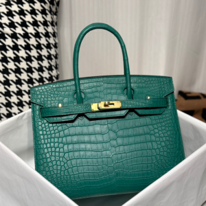 Birkin 30*22*16cm Pure hand work American alligator skin 25#35#40#all support customization