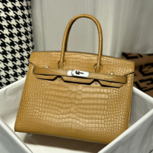 Birkin 30*22*16cm Pure hand work American alligator skin 25#35#40#all support customization