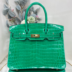 Birkin 30*22*16cm Pure hand work American alligator skin 25#35#40#all support customization