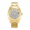 rolex pearl master 81208 gold & diamond dial